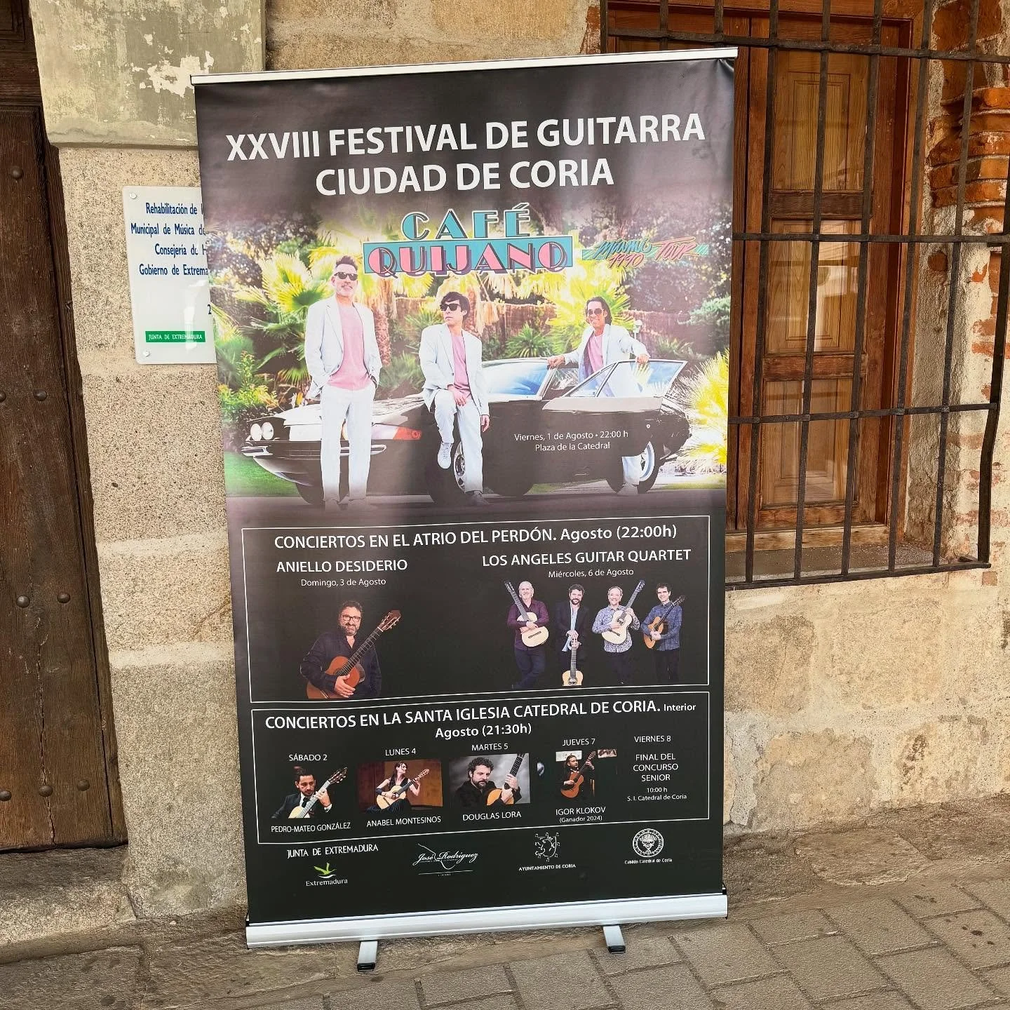 We&rsquo;re in Coria, Spain, for a concert tomorrow night! Tonight, our compadre , Douglas Lora, plays solo.