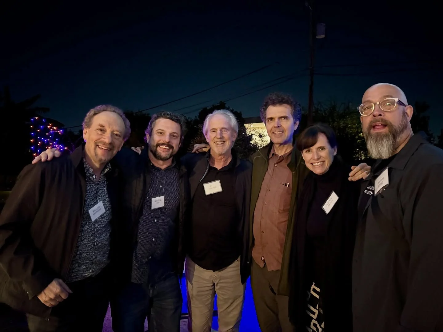 Fun hang before our Phoenix concert with guitar buddies, @marthamasters and @chuckhulihan ! @douglasloraguitar @matthewgreifguitar @bill.lagq @johndearmann
