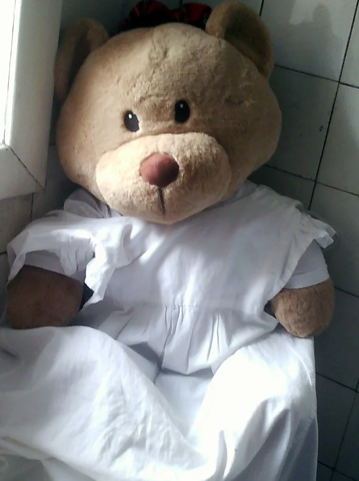 Hamish in old school uniform