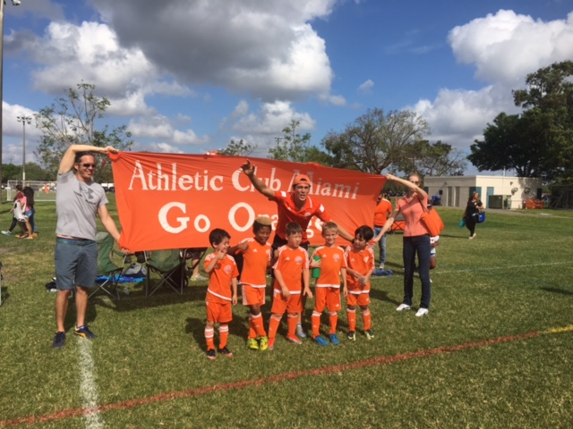 Champions of South Florida Youth Soccer League U7 Div. - Spring 2017