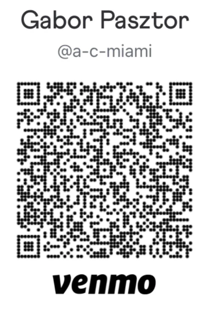 Venmo - @a-c-miami