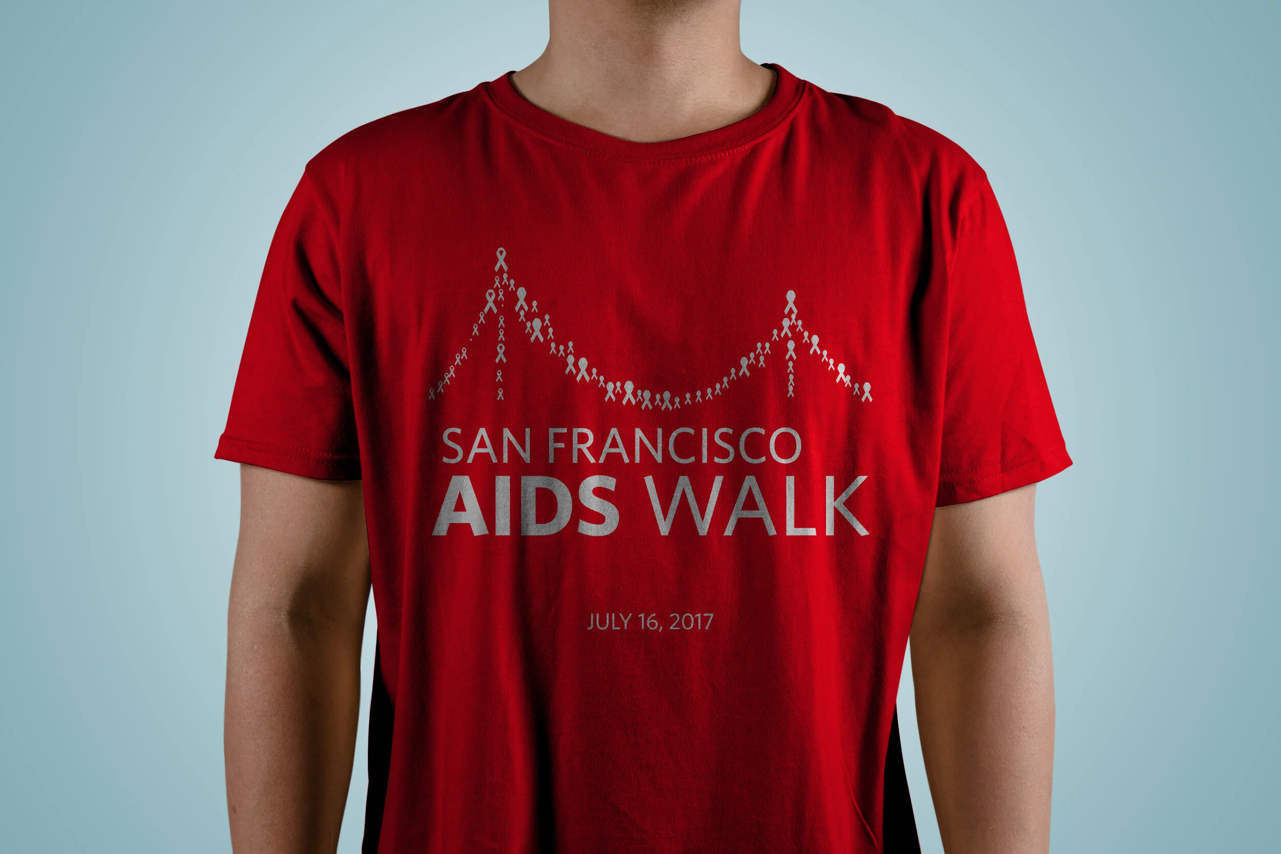 San Francisco AIDS Walk T-Shirt for Catholic Charities