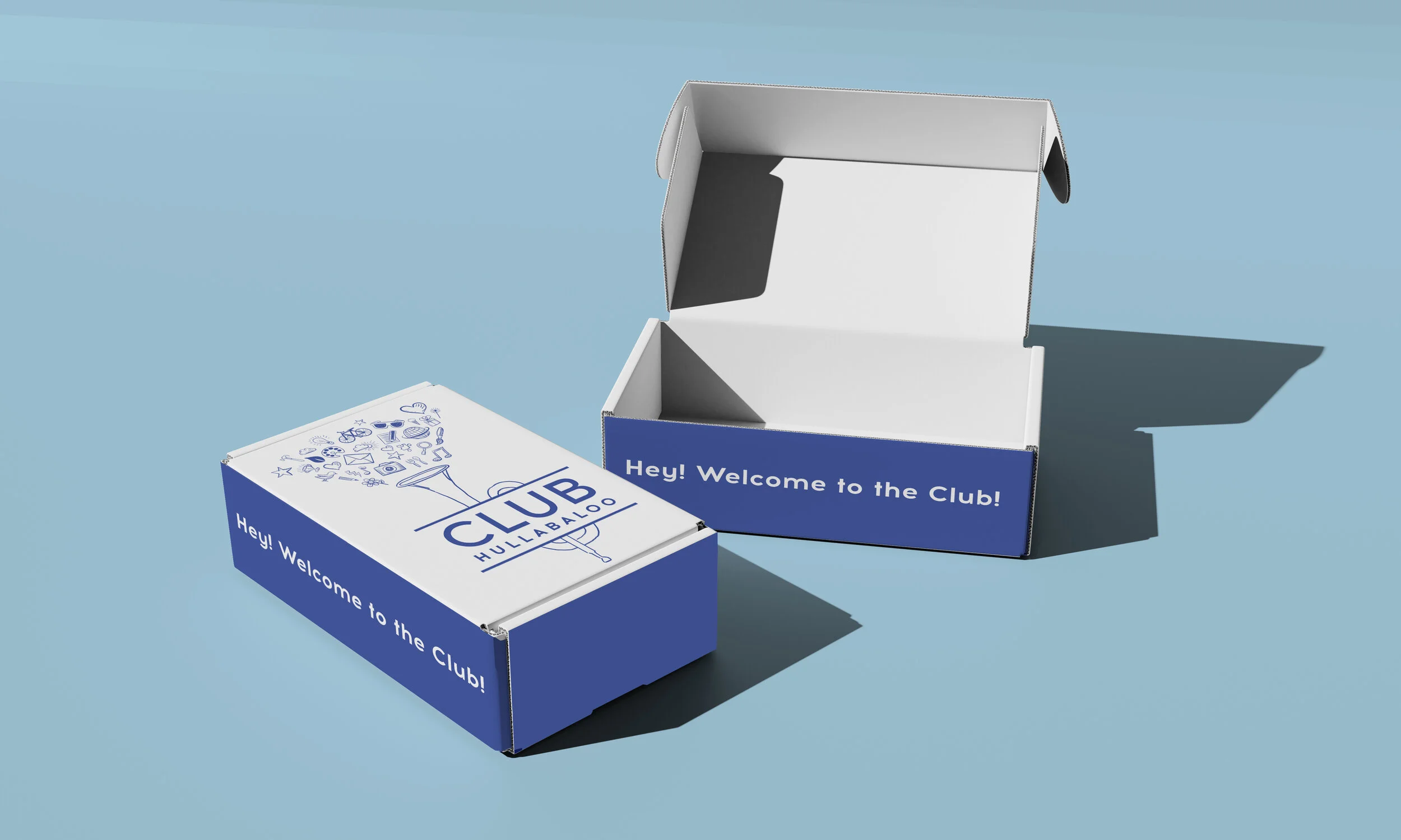 Club Hullabaloo Box Design