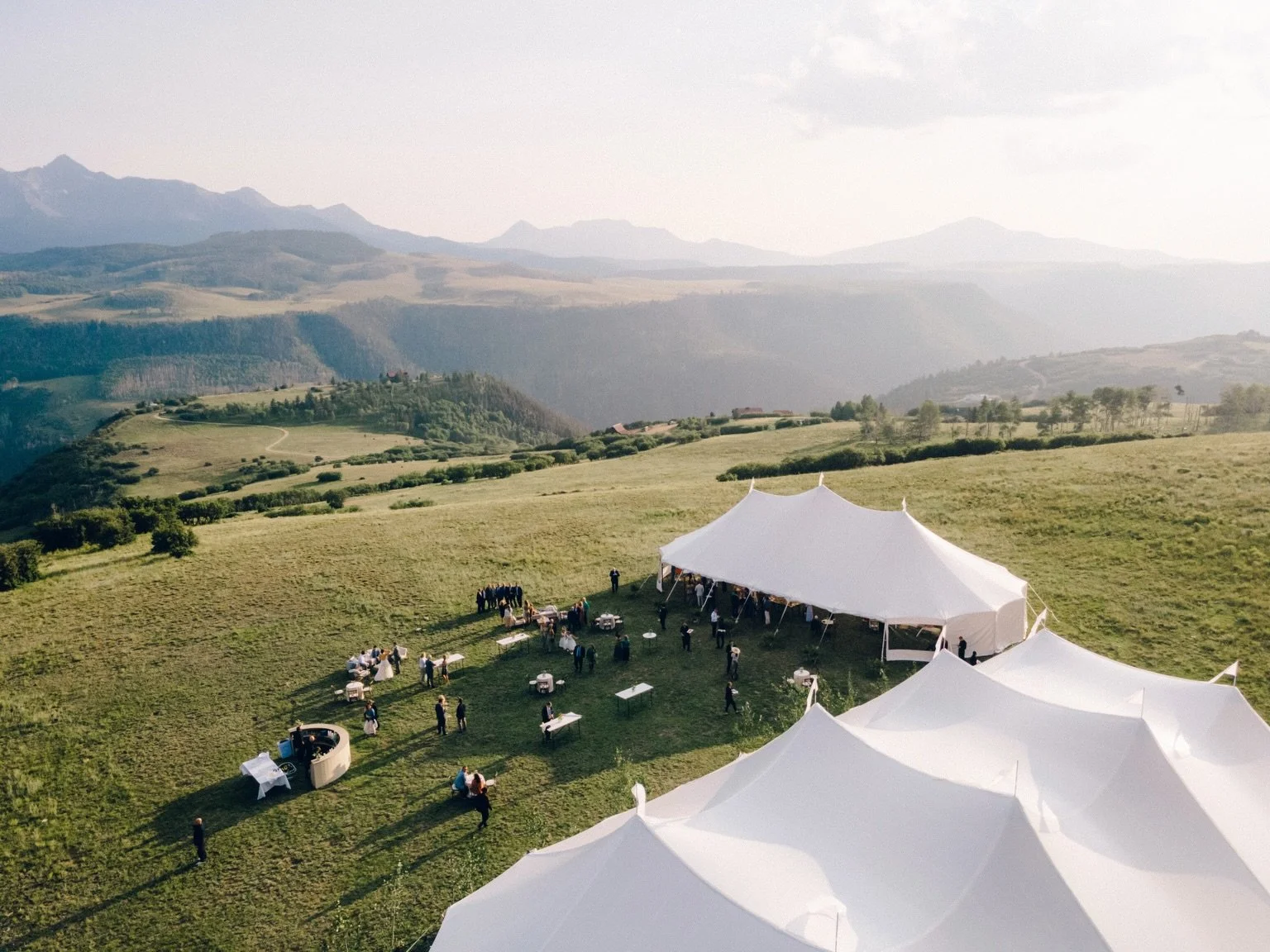 A full production in the middle of the mountains. Tents, flooring, power, lighting, built from nothing and finished like it belongs.

Production: @soireetelluride
Photo: @tecpetaja

#tentedwedding #telluridewedding #tellurideweddingplanner