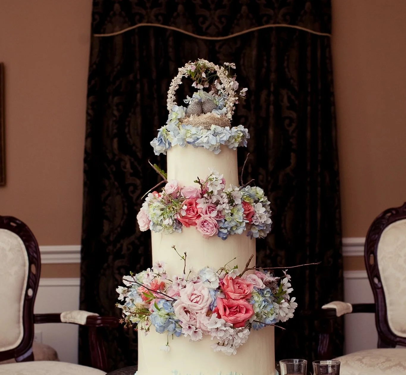 lillie jane wedding flower cake