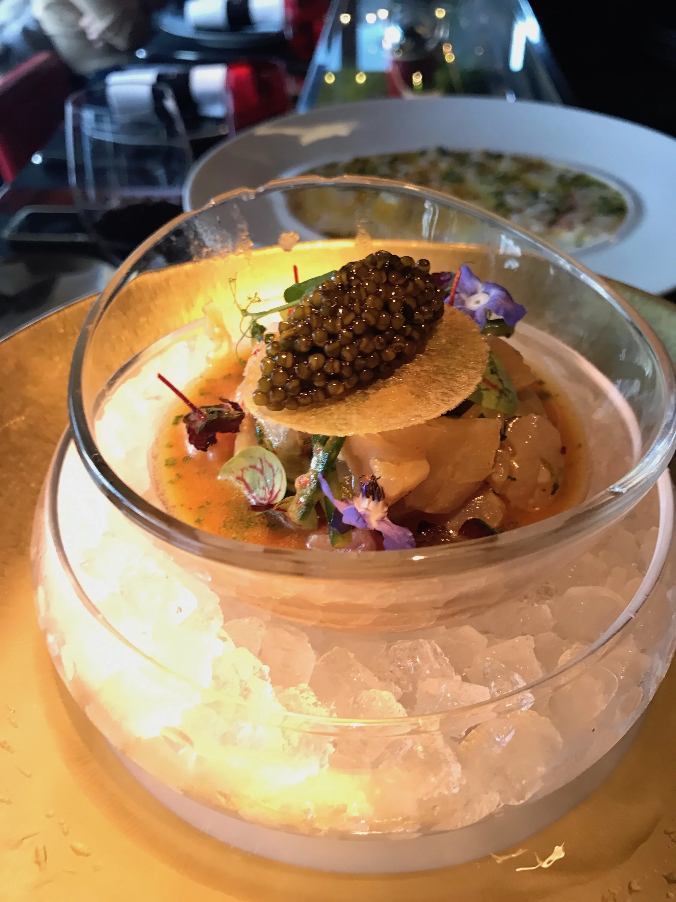 Ceviche at Robuchon