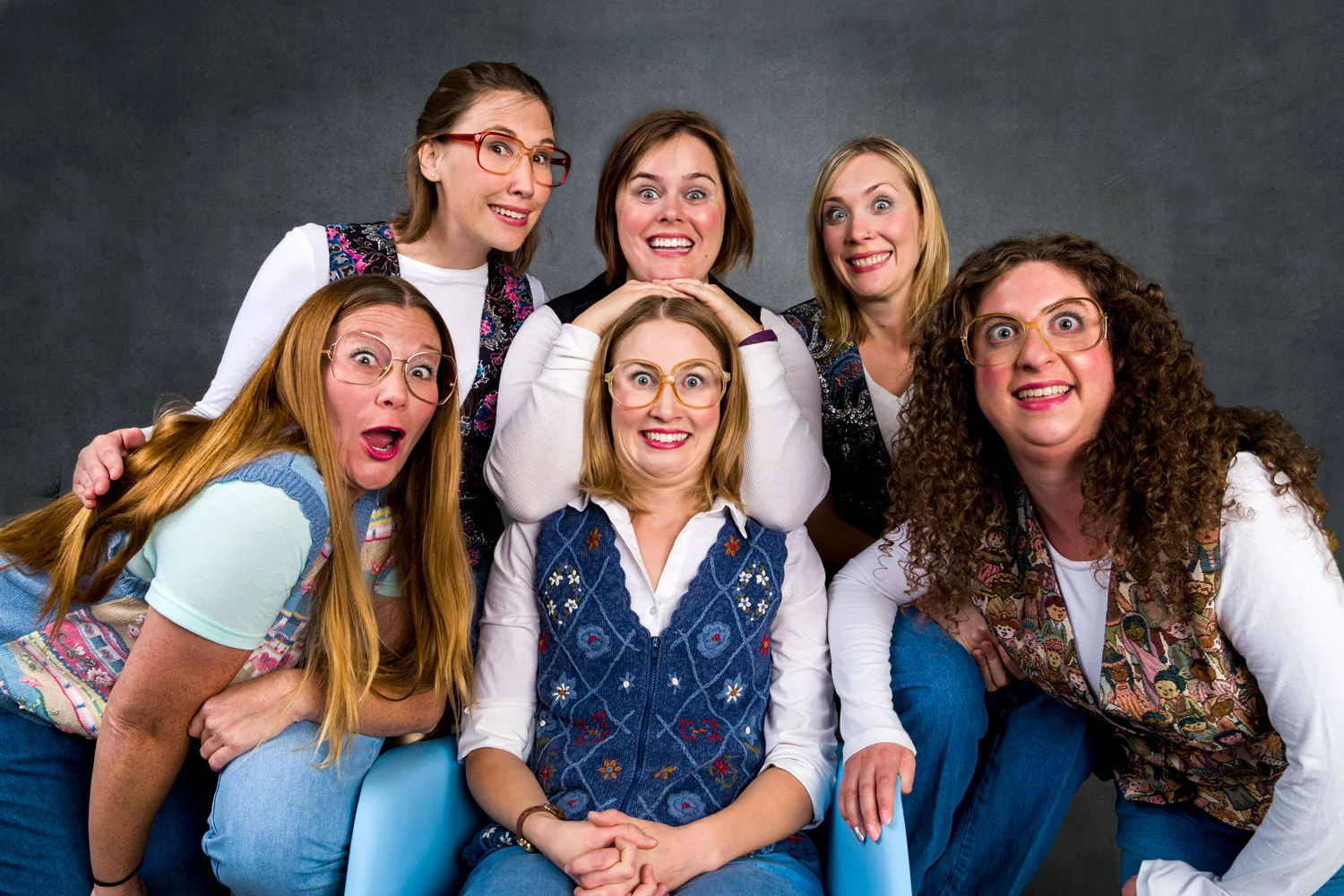THE RIVETERS is TIM's OG all-female team! They will take your suggestions, open up their lives to you, then perform long form improv for your amusement and delight! The Riveters is comprised of Catherine Bartlett, Jessica Peck, Jessica Hill, Clare Shelley, Jessica Gregg, and Esther Brilliant.