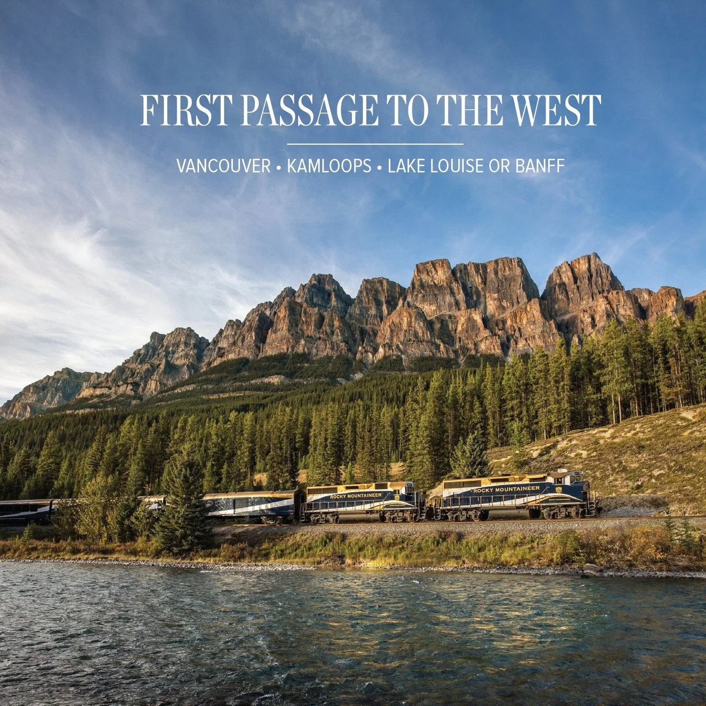 Each one of Rocky Mountaineer's three Canadian rail routes offers endless views and exceptional service, travelling between the Pacific West Coast and the Canadian Rockies.🌄
Journey between Vancouver and Banff or Lake Louise on First Passage to the 