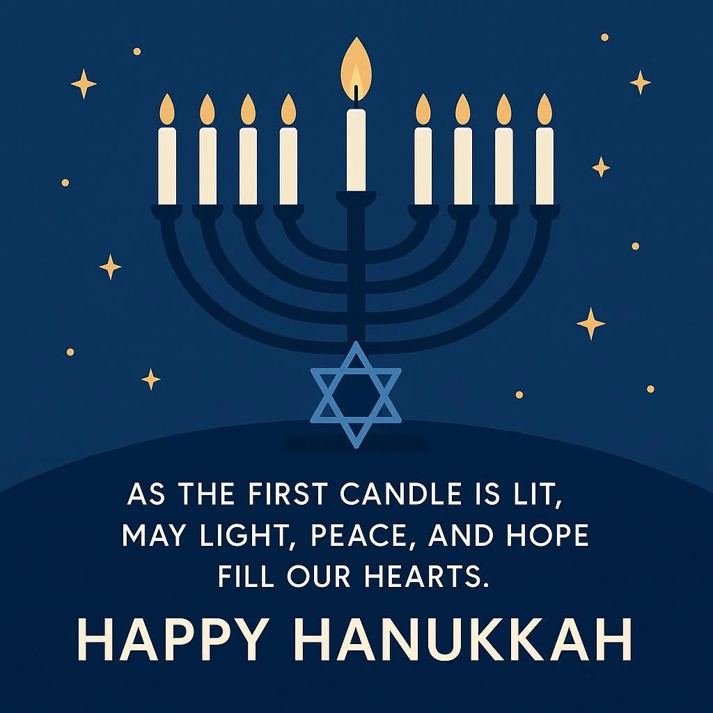 As we light the candles on this, the first night of Hanukkah, we hold the community in Sydney and all those affected by tragedy in our thoughts. Even in moments of deep sorrow, we hold onto hope and the belief that light endures.
May compassion, peac