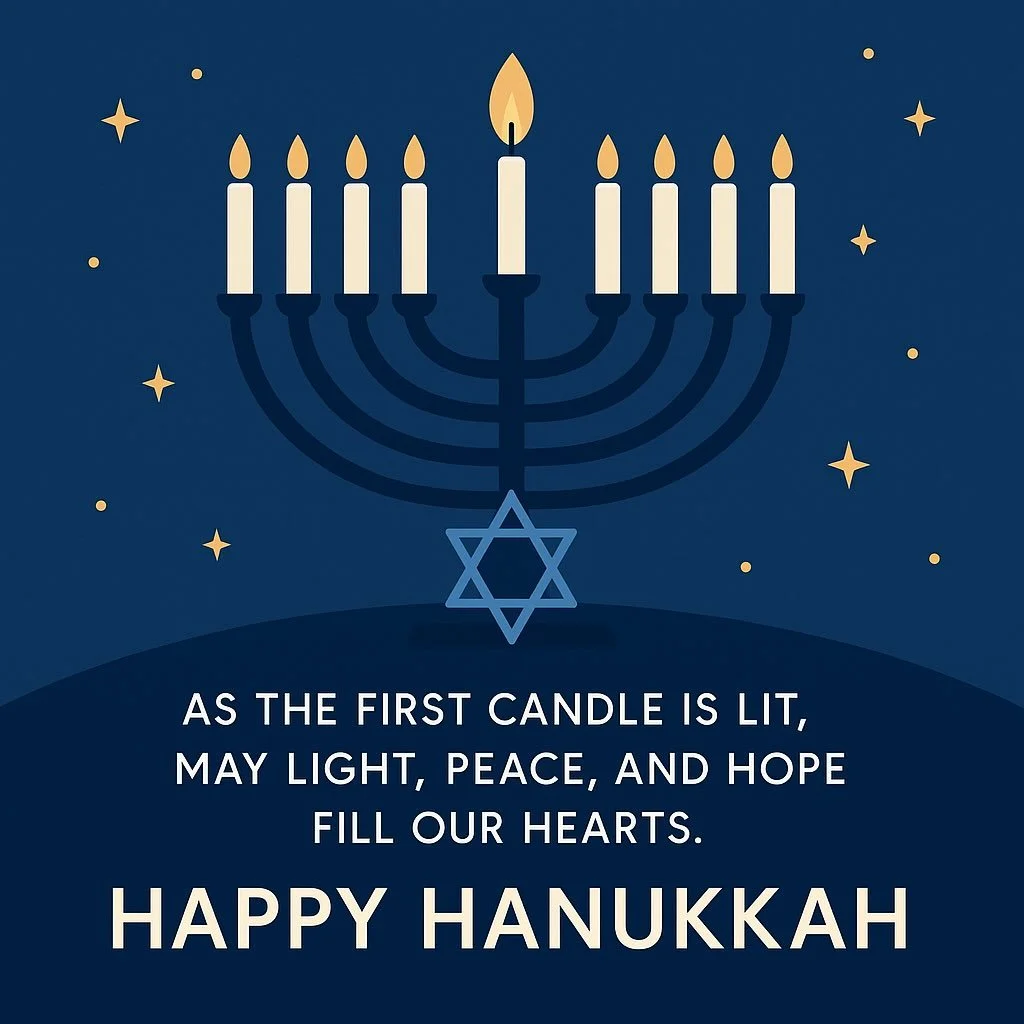 As we light the candles on this, the first night of Hanukkah, we hold the community in Sydney and all those affected by tragedy in our thoughts. Even in moments of deep sorrow, we hold onto hope and the belief that light endures.
May compassion, peac
