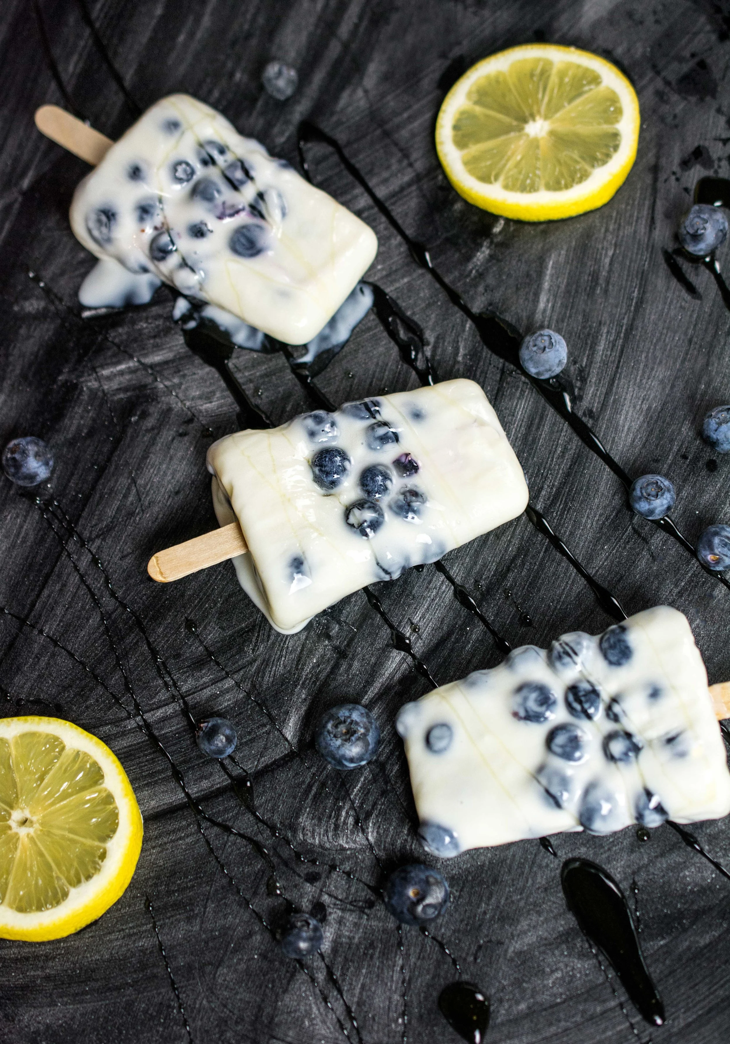 Blueberry Lemon Yogurt Freezer Pops