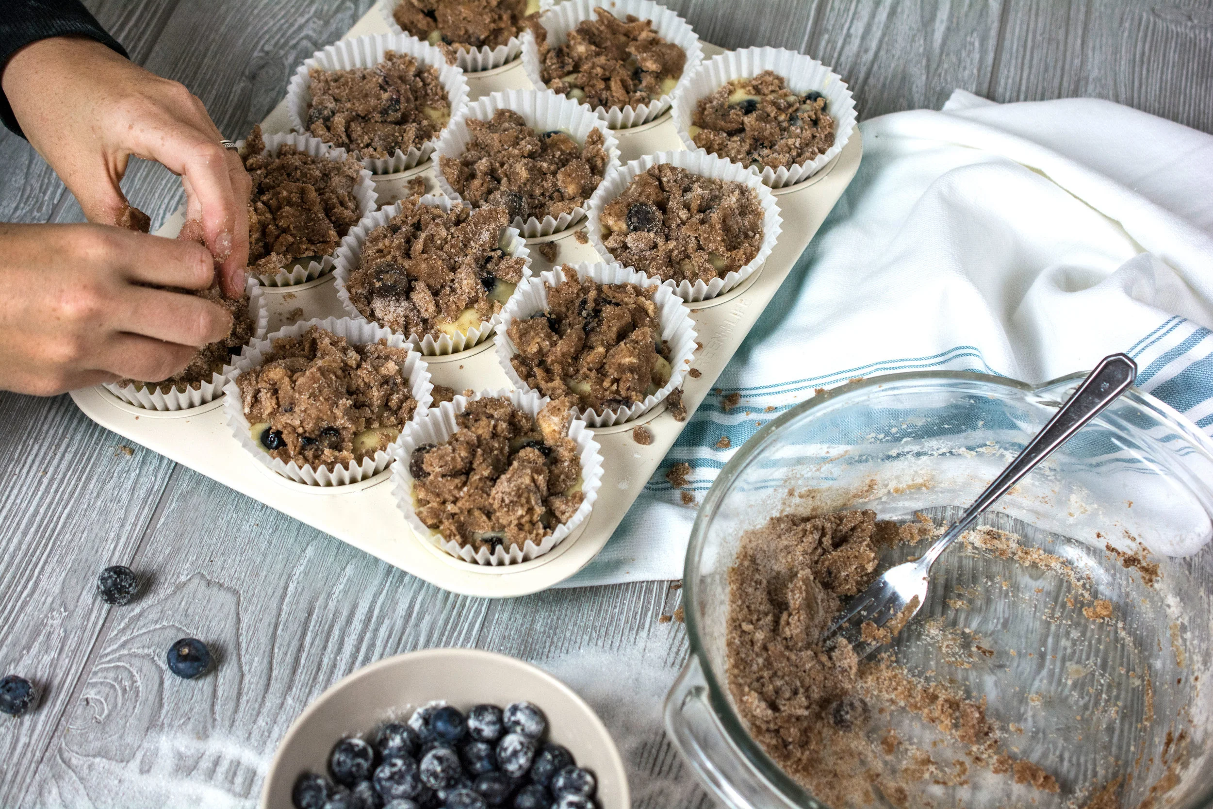 Blueberry Crumb Muffins