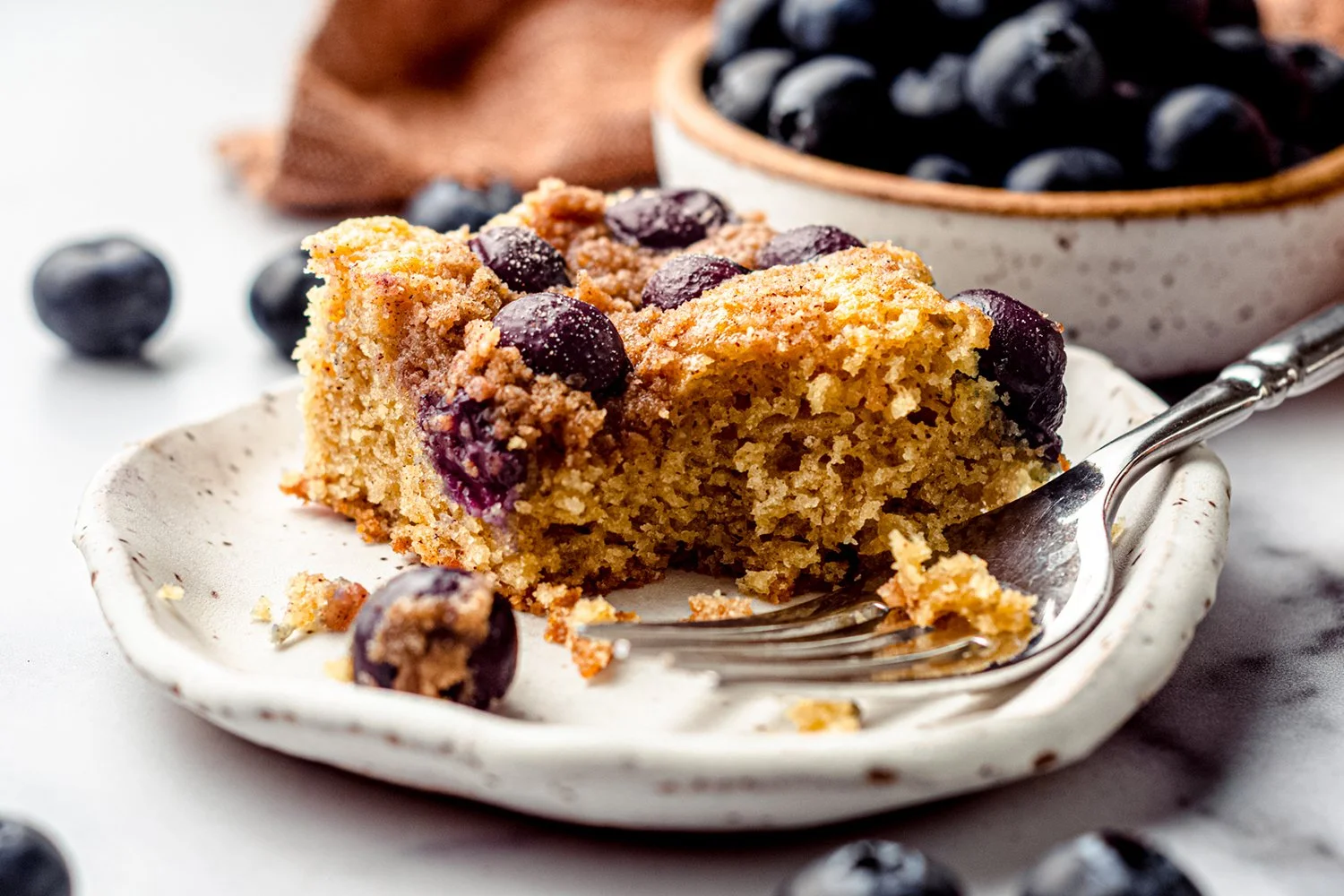 Blueberry Sour Cream Coffee Cake