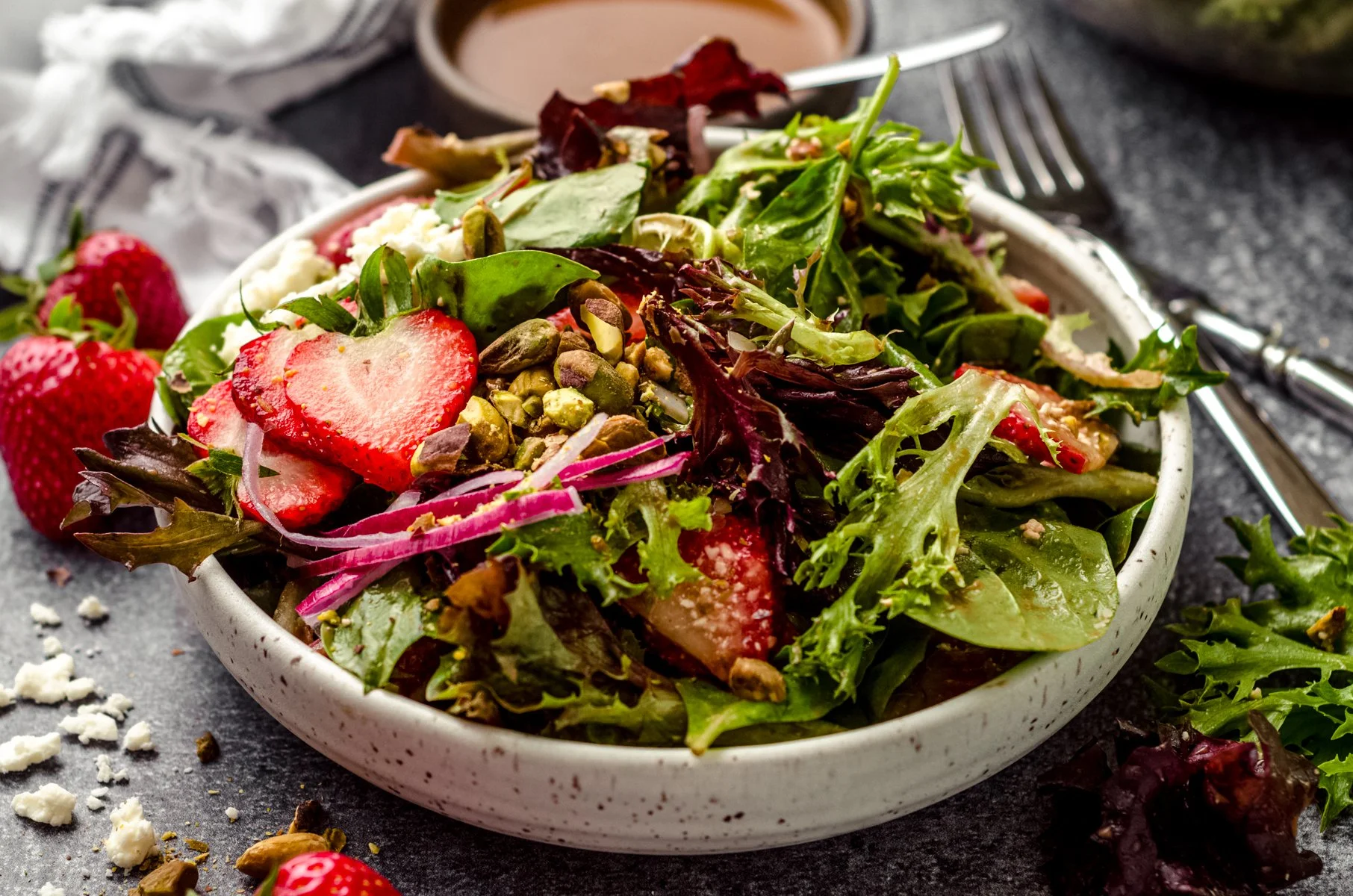 Strawberry Spinach Salad