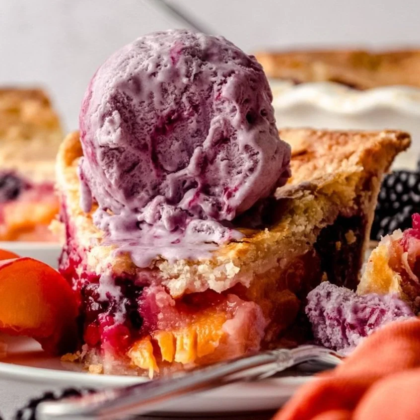 Blackberry Peach Pie