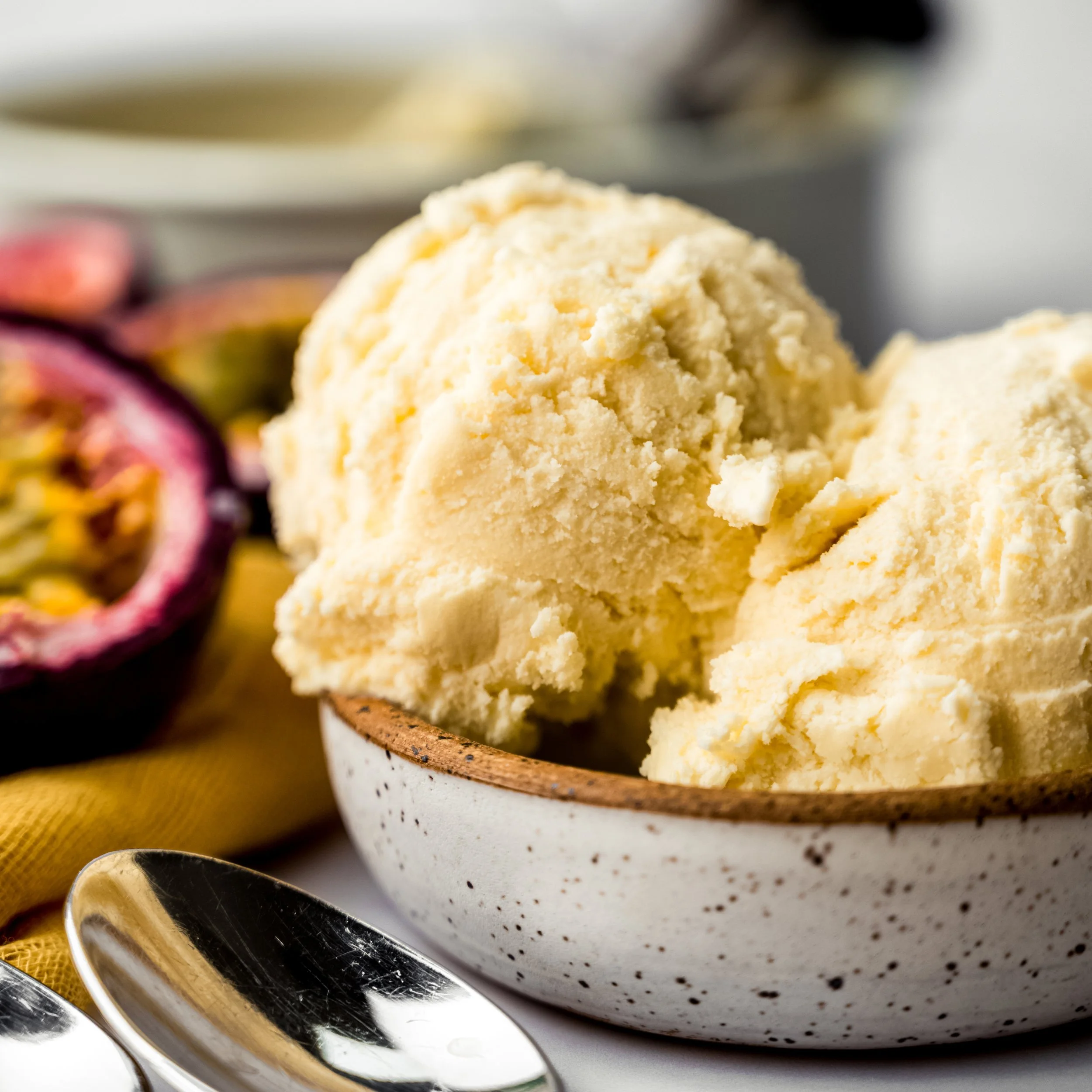 Passion Fruit Ice Cream