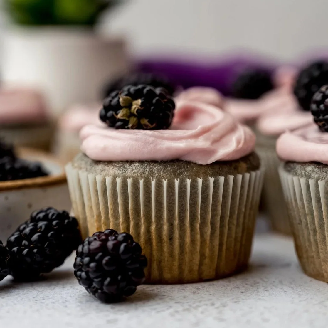 Blackberry Cupcakes