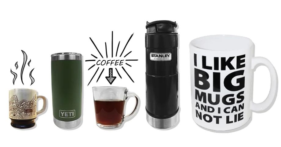 It might be a morning wake-up or a mid afternoon pick me up, but we all have those sleepy moments that are easily solved with a hot cup of coffee, tea, or perhaps a refreshing glass of water. It’s important to stay hydrated! And of course, a favorite mug makes each sip taste just a little bit better. Did I mention we like coffee? We really like coffee. 