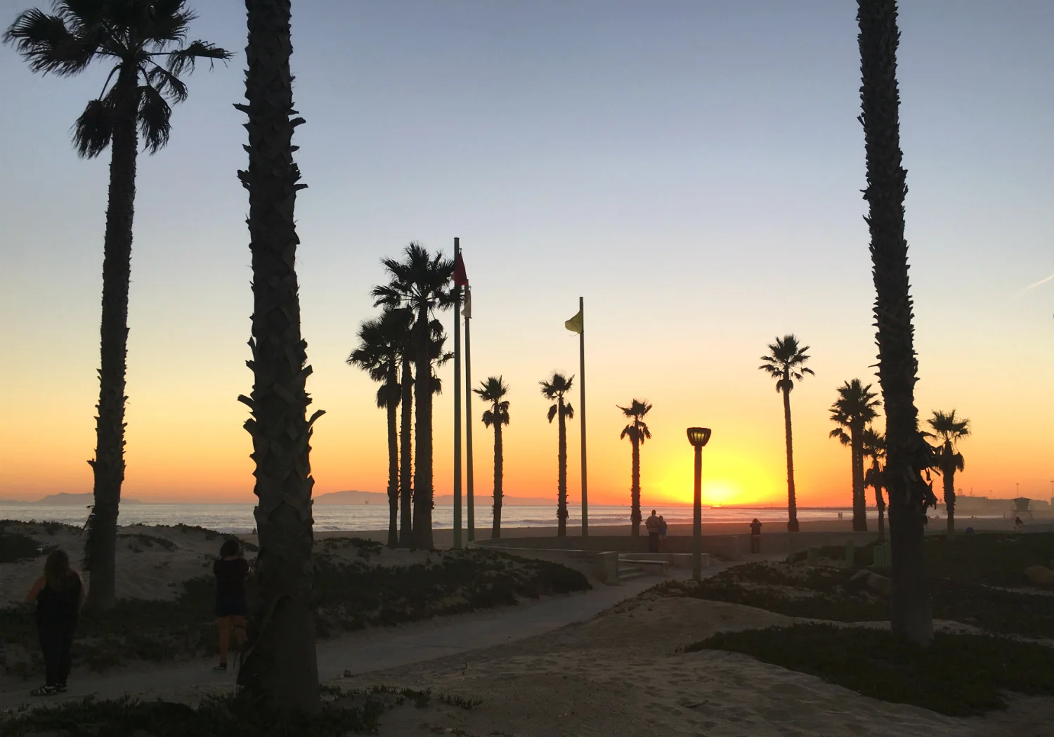 Sunset at Beach, Port Hueneme, California, United States