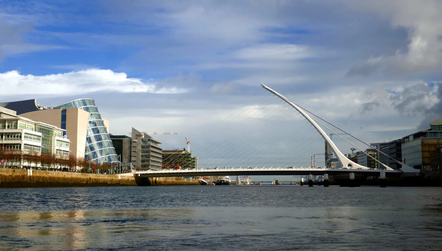 Samuel Beckett Bridge, River Liffey, Dublin, Ireland