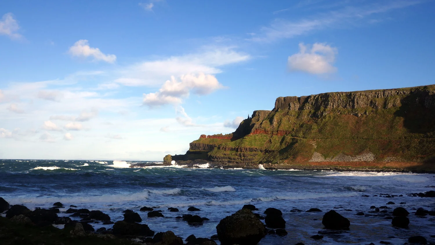 Beach, Giant's Causeway, Antrim Coast, United Kingdom