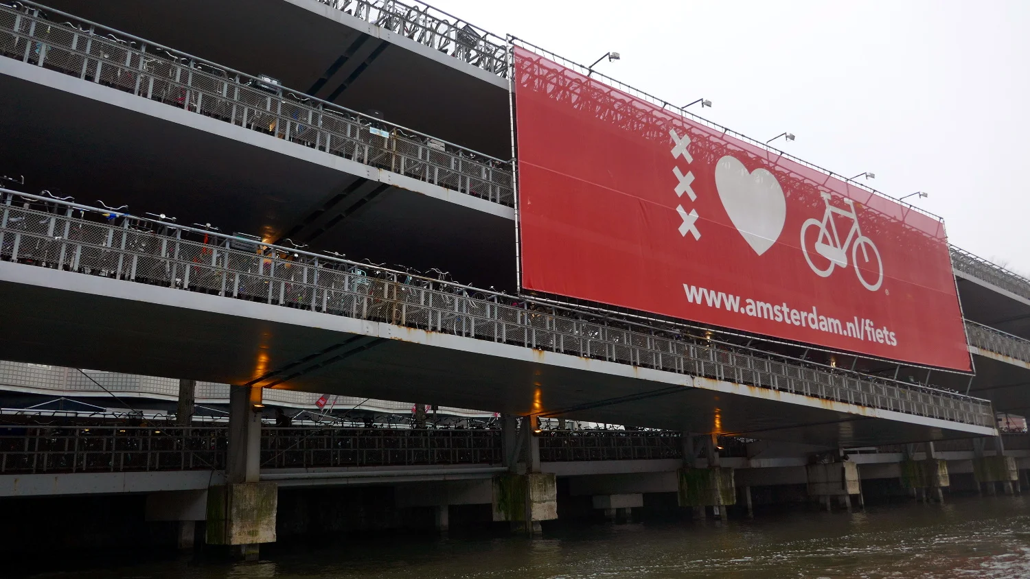 Bicycle Parking Lot, Amsterdam, Netherlands