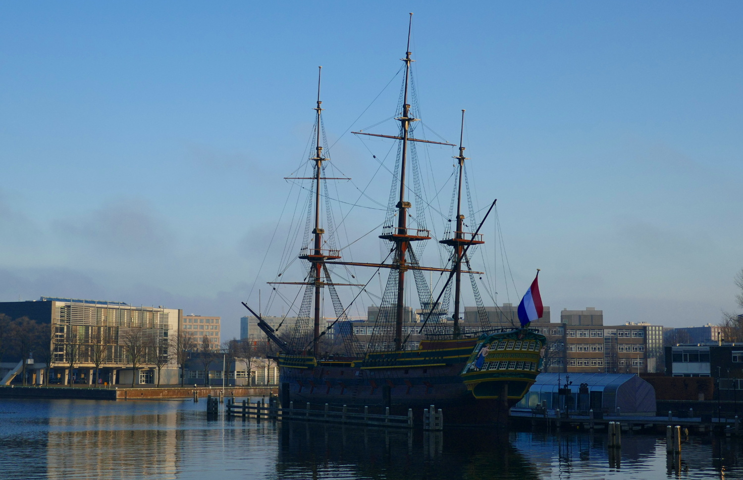 Ship, Het Scheepvaart Museum, Amsterdam, Netherlands
