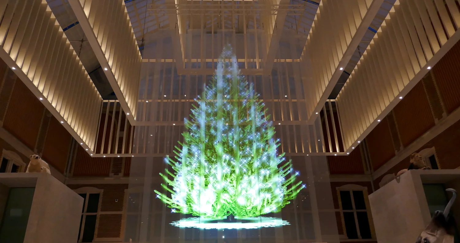 Christmas Tree, Rijks Museum Interior, Amsterdam, Netherlands