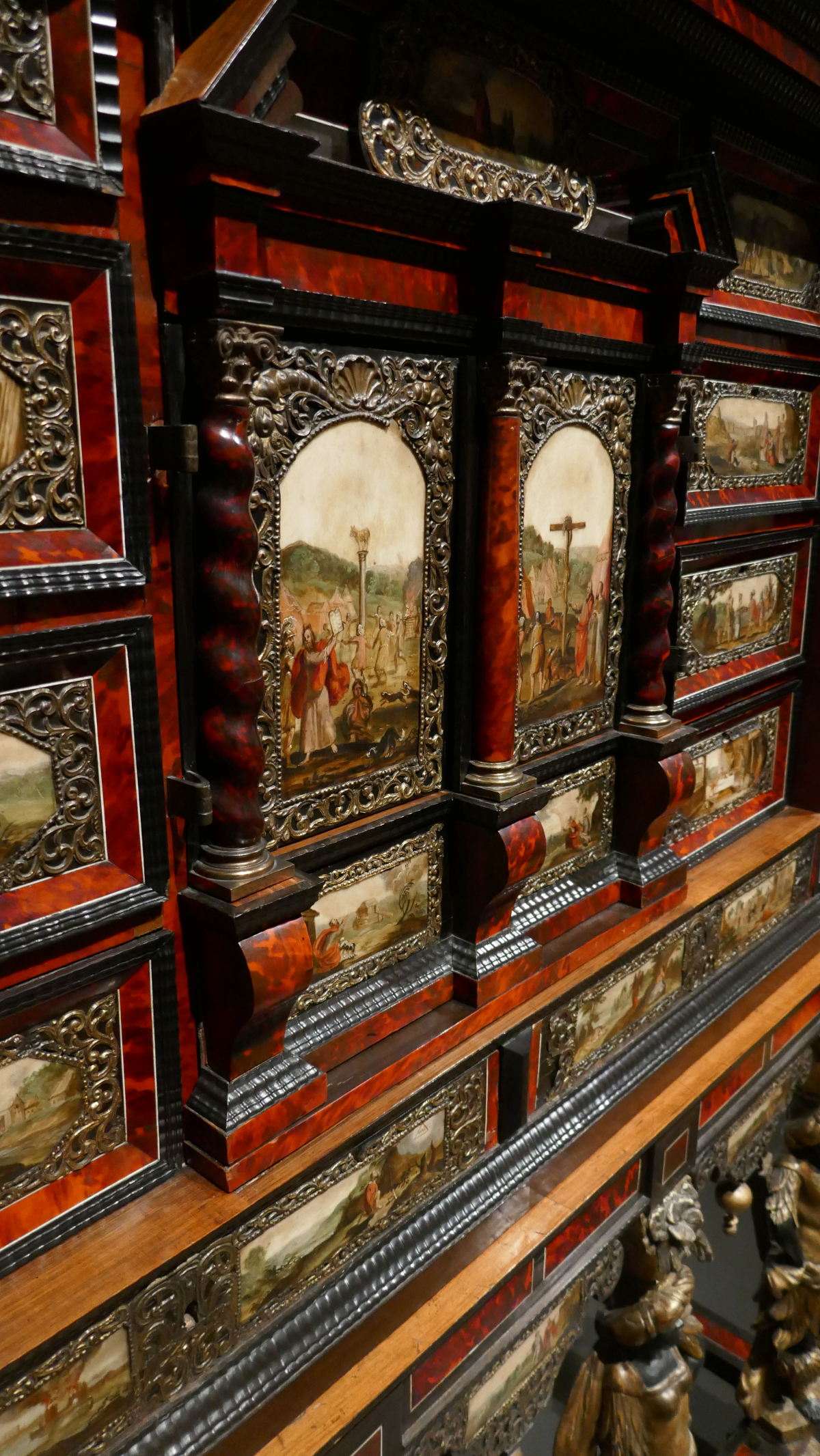 Wood Sideboard, Rijks Museum Interior, Amsterdam, Netherlands