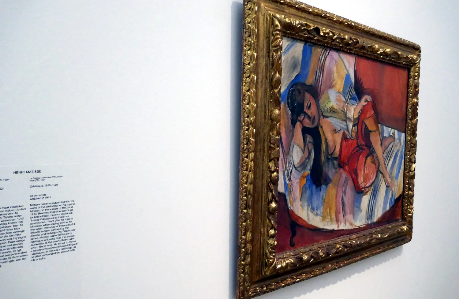 Odalisque, Henri Matisse Painting, Stedelijk Museum Interior, Amsterdam, Netherlands