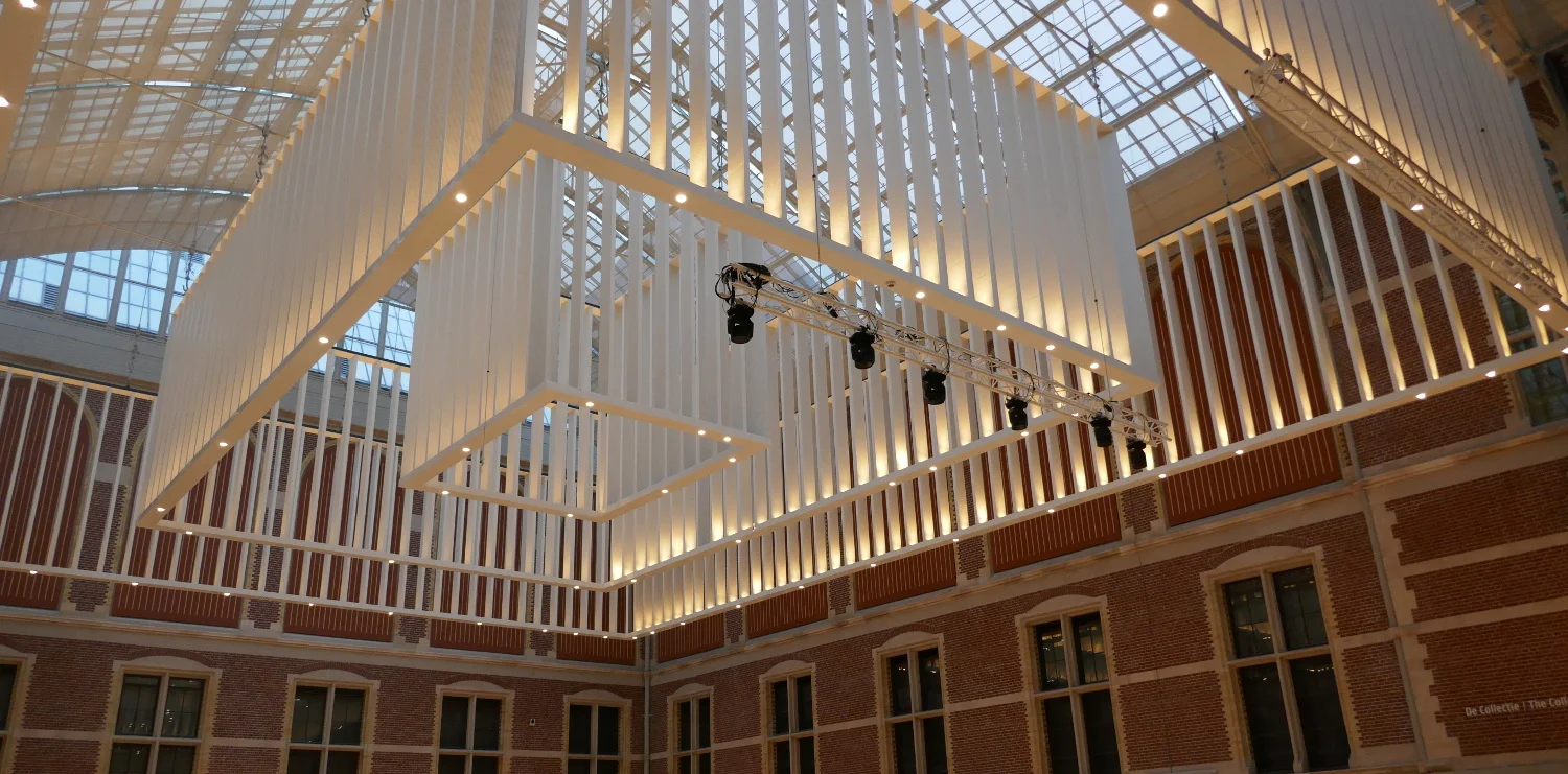 Ceiling, Rijks Museum Interior, Amsterdam, Netherlands