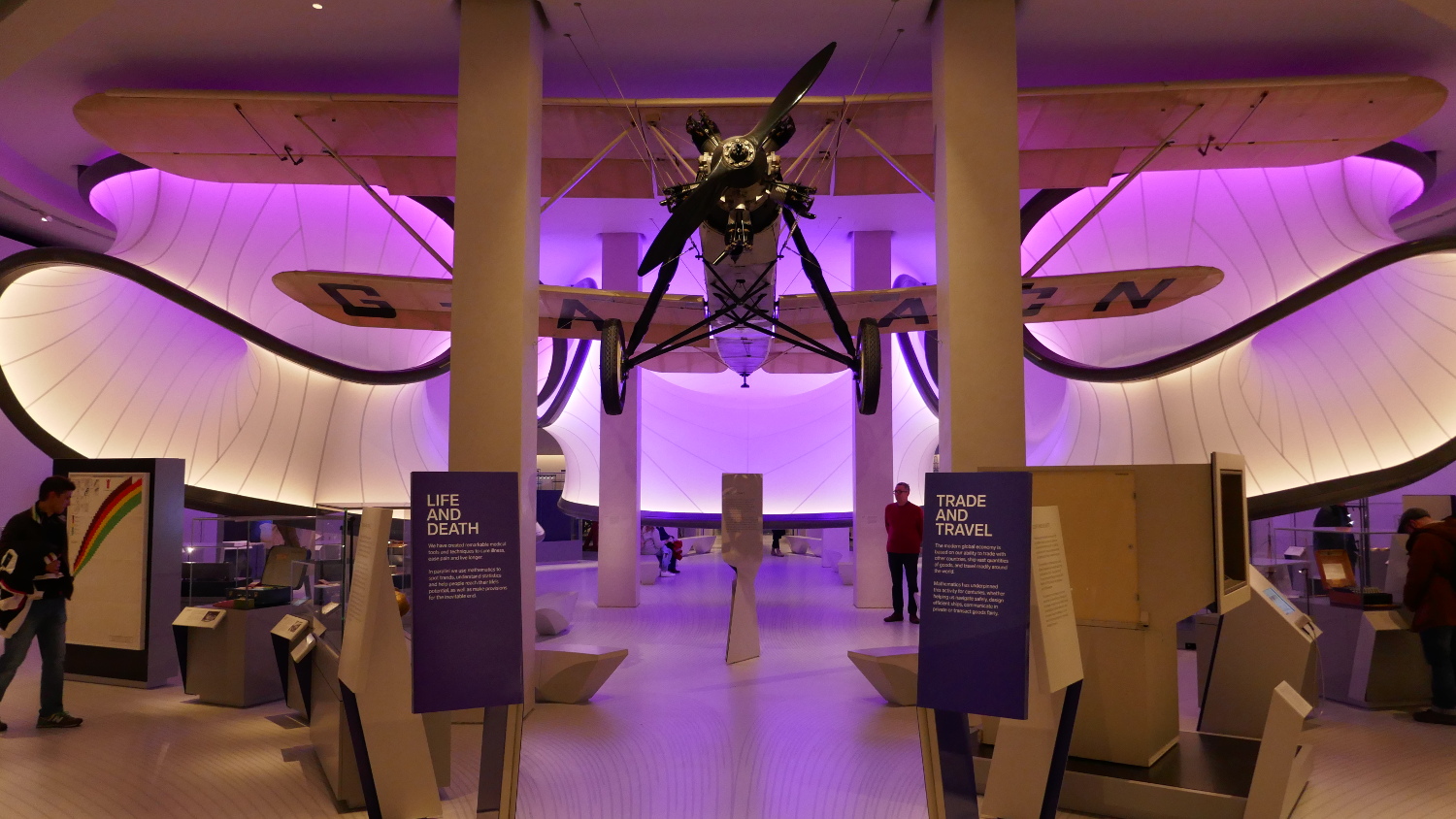 Trade and Travel Exhibit, Science Museum Interior, London, United Kingdom