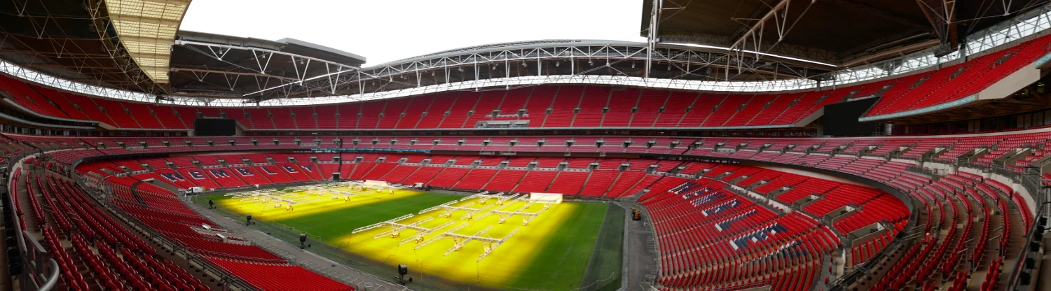Panorama, Wembley Stadium Interior, London, United Kingdom