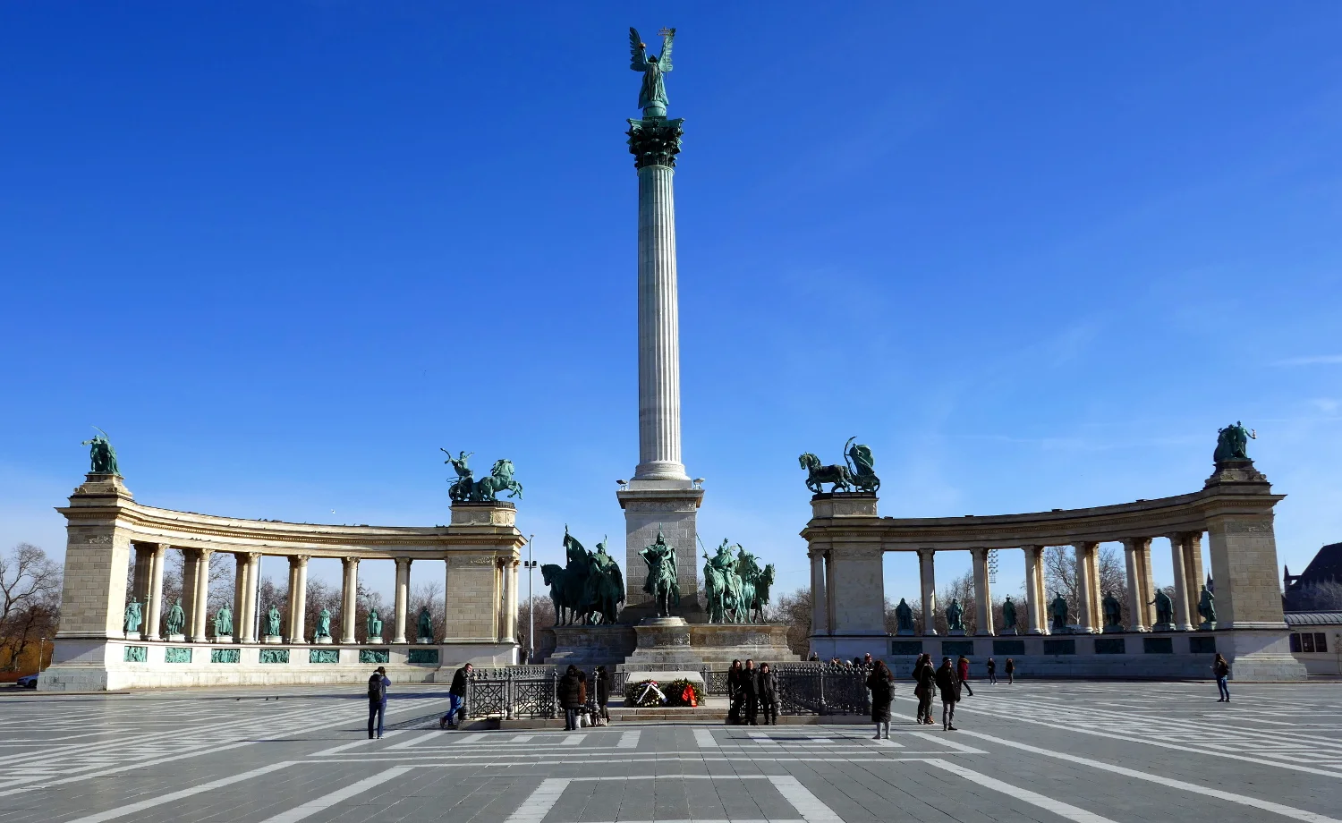 Heroes' Square, Budapest, Hungary