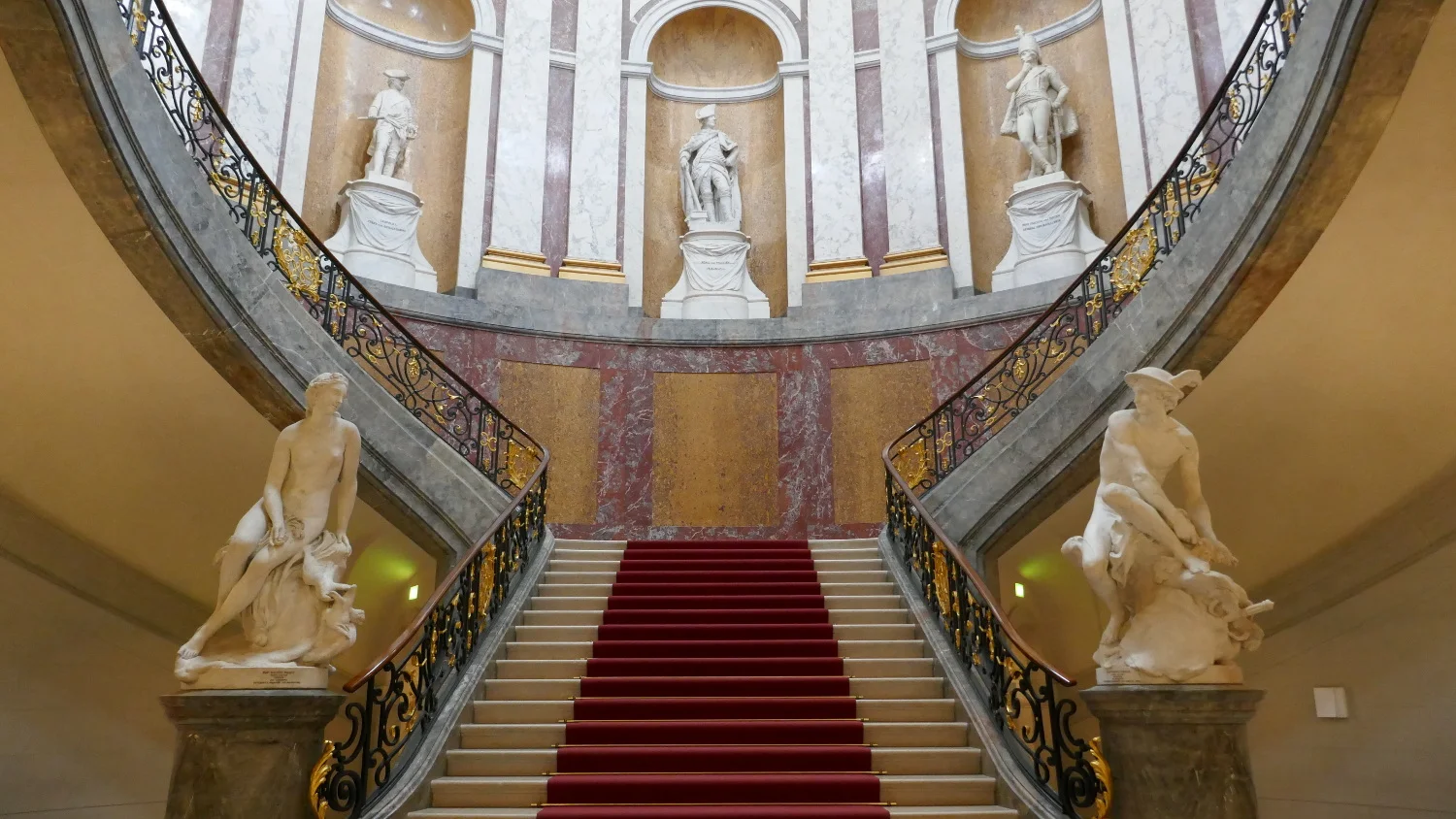 Stairwell, Bode Museum Interior, Berlin, Germany
