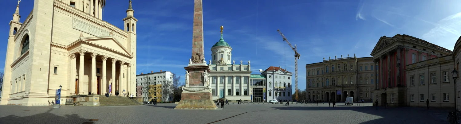Panorama, Old Market Square, Potsdam, Germany