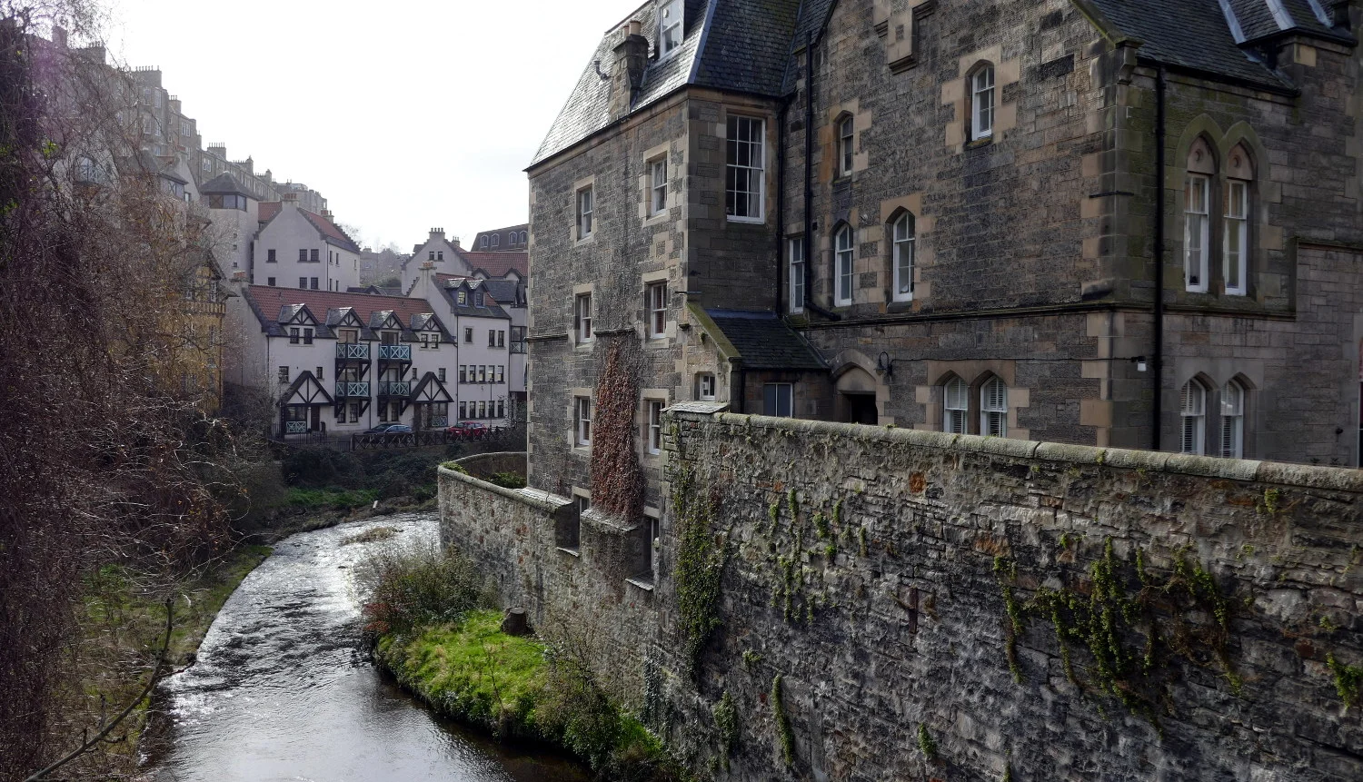 Dean Village, Water of Leith River, Edinburgh, United Kingdom