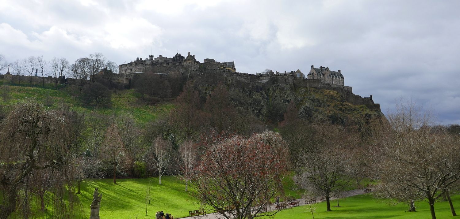Edinburgh Castle, Princess Street Gardens, Edinburgh, United Kingdom