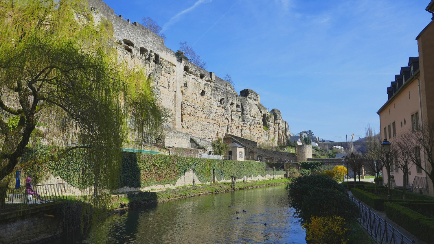 Alzette River, Luxembourg City, Luxembourg