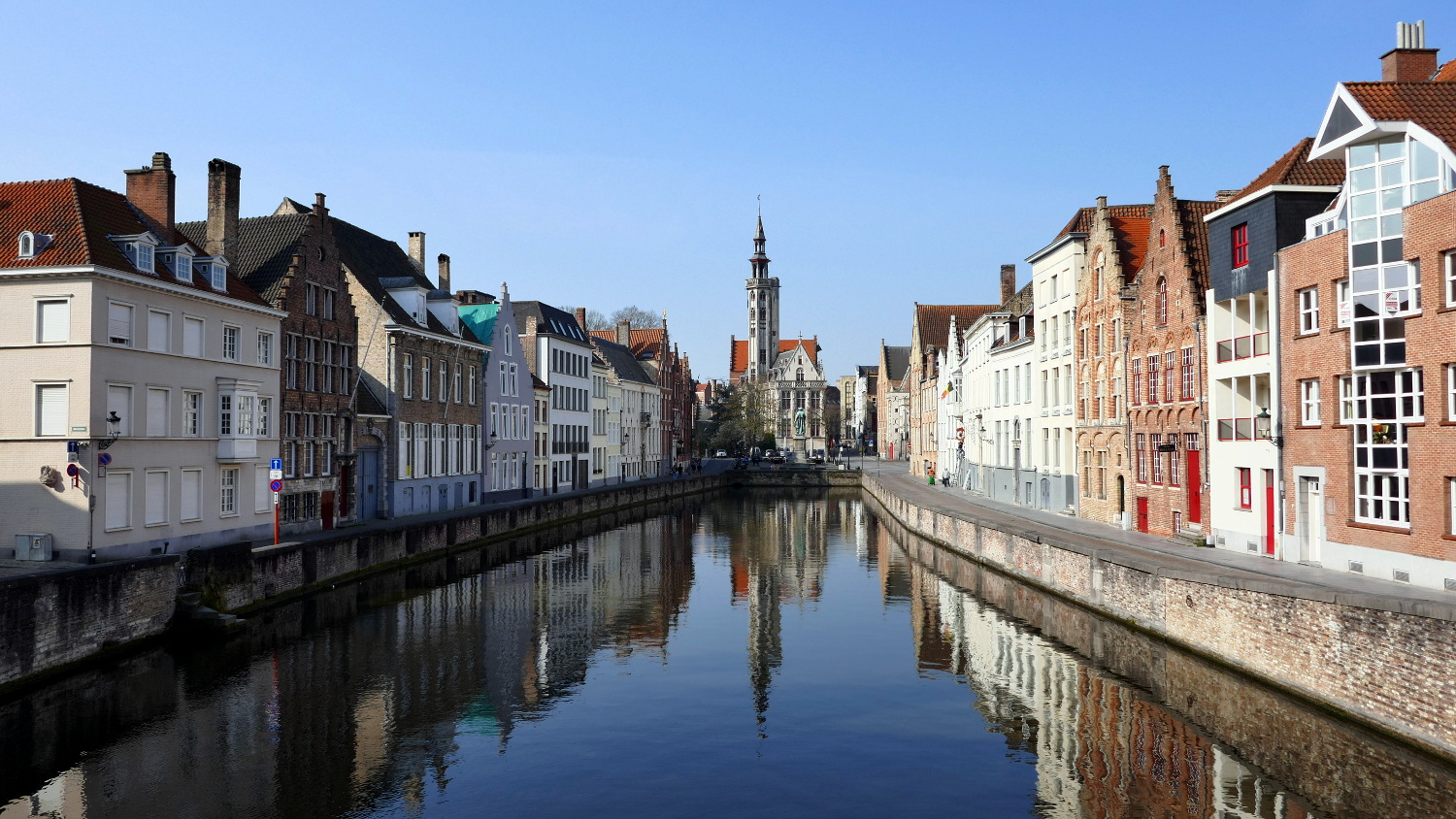 Jan van Eyck Square, Bruges, Belgium