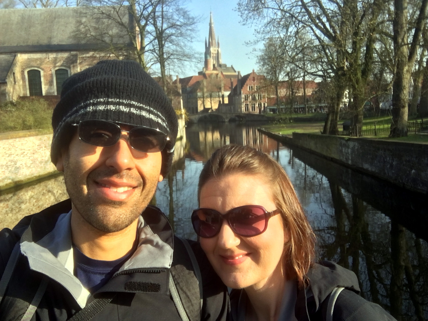 Us, Minnewater Park, Bruges, Belgium