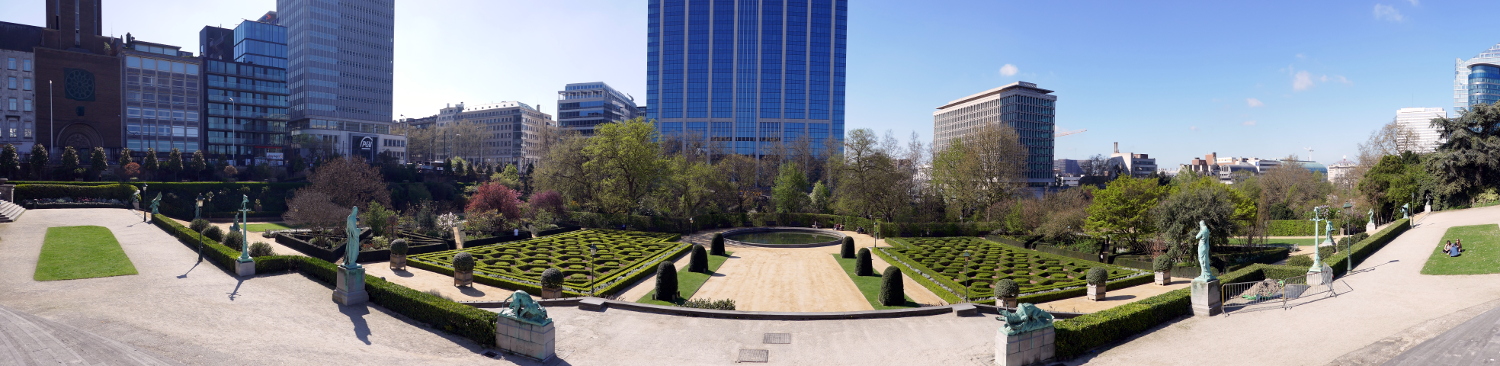 Panorama, Botanical Garden of Brussels, Brussels, Belgium