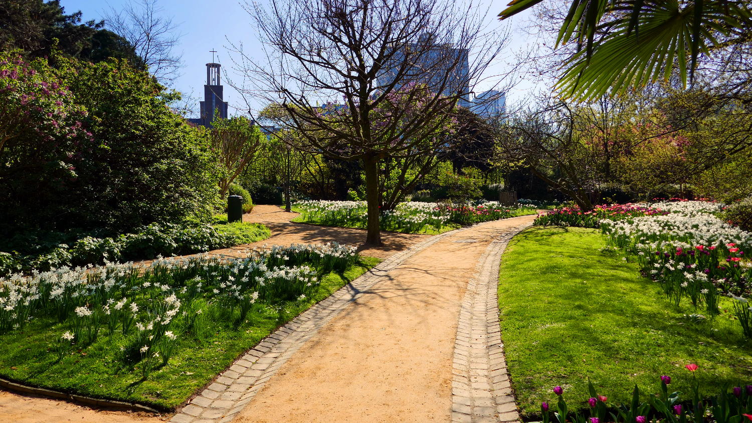 Walkway, Botanical Garden of Brussels, Brussels, Belgium