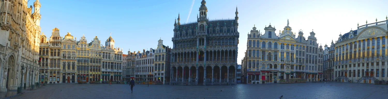 Panorama, Grand Palace Market Square, Brussels, Belgium