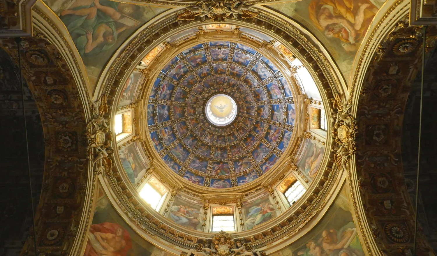 Dome, Monastery and church of San Vittore al Corpo, Milan, Italy