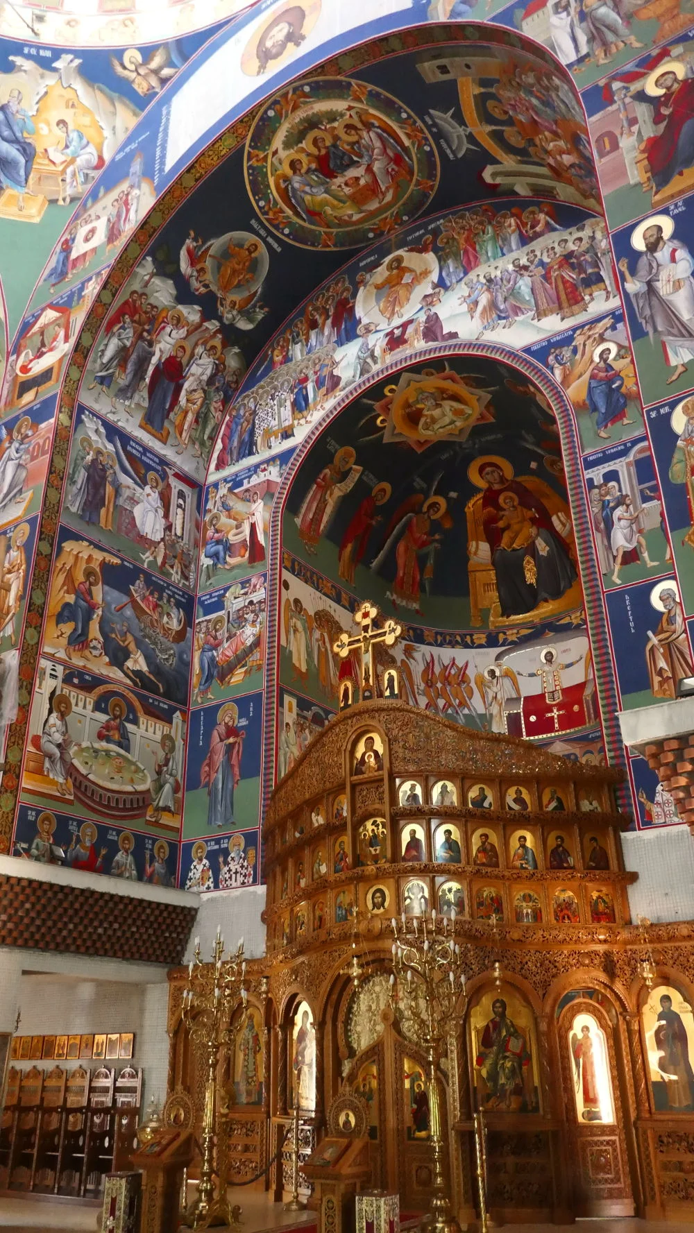 Altar, Holy Friday Church Interior, Bucharest, Romania