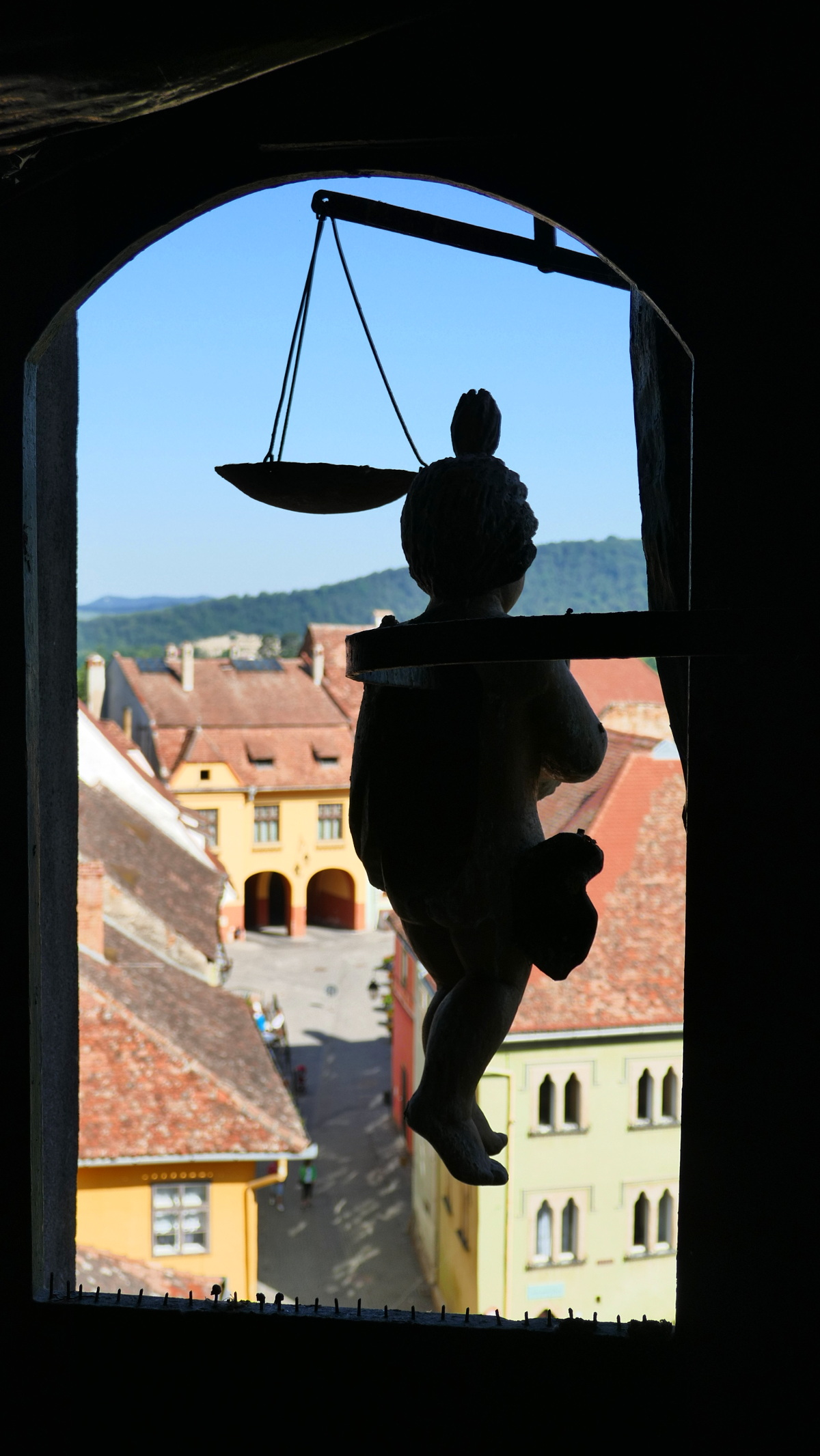 Clock Tower Figurine, Clock Tower Interior, Sighisoara, Romania