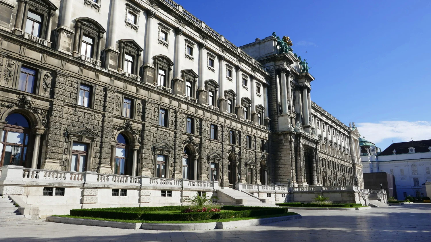 Rear, Neue Burg Palace, Vienna, Austria