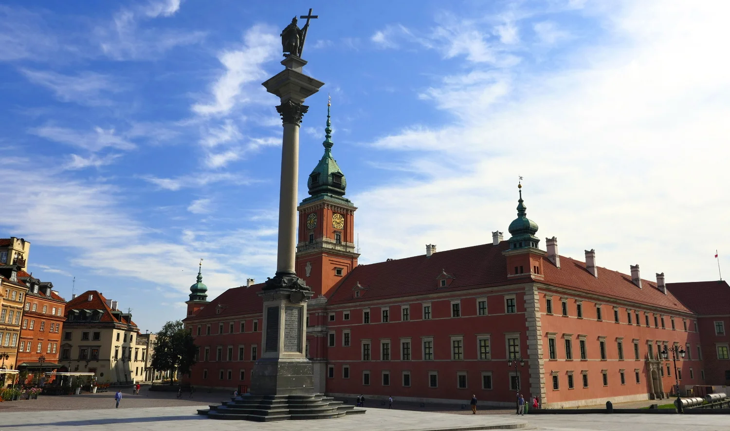 Sigismund's Column and Warsaw Castle Square, Old Town, Warsaw, Poland