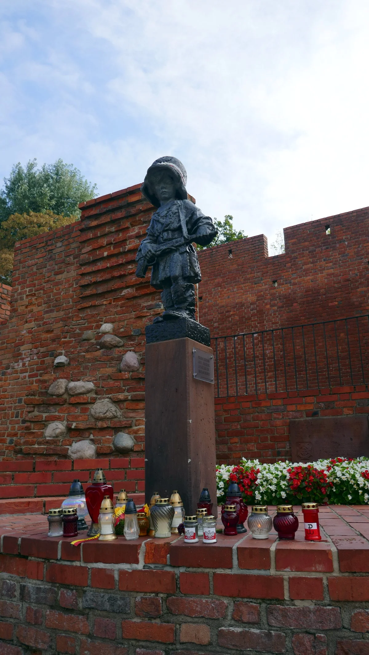 Monument to the Little Insurgent, Old Town, Warsaw, Poland